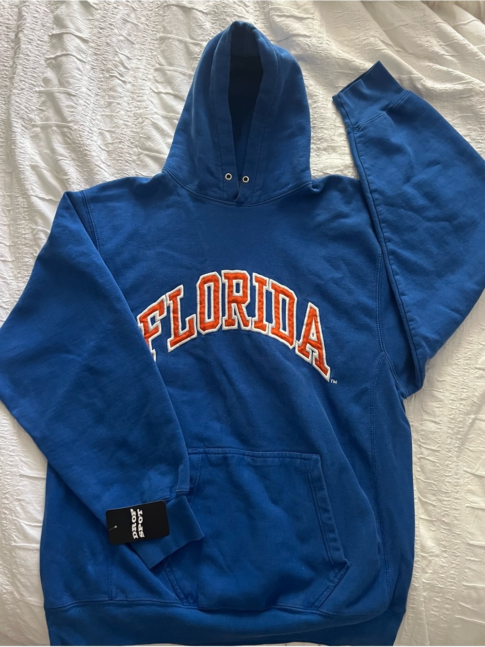 Vintage Florida Arch Logo Blue Hoodie